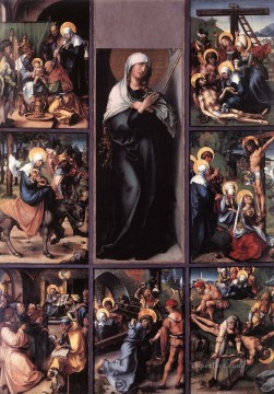 The Seven Sorrows of the Virgin Nothern Renaissance Albrecht Durer Oil Paintings
